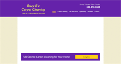 Desktop Screenshot of buzybzcarpetcleaning.com